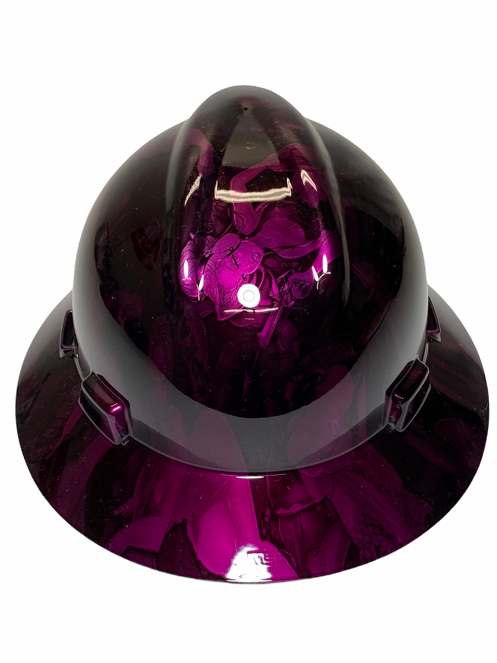 Thumbnail: Kandy Deep Purple No Evil Naughty  MSA V-Gard Full Brim