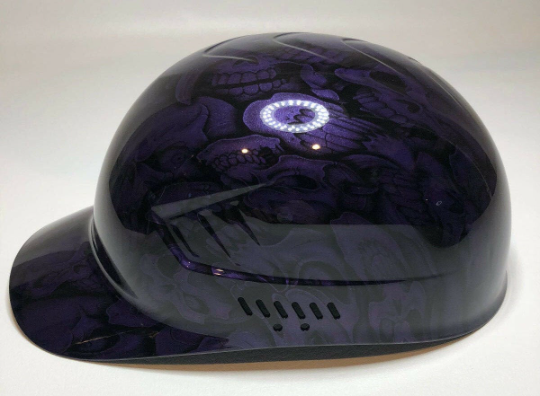 Thumbnail: Plum Crazy Purple Insanity Skulls Bump Cap