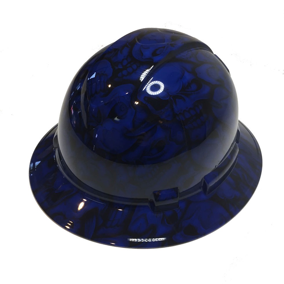 Thumbnail: Dark Blue Insanity Skulls Ridgeline Full Brim