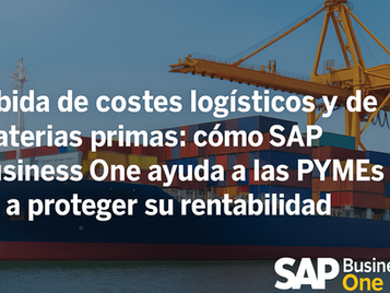 Subida de costes logísticos y de materias primas: cómo SAP Business One ayuda a las PYMES a proteger su rentabilidad