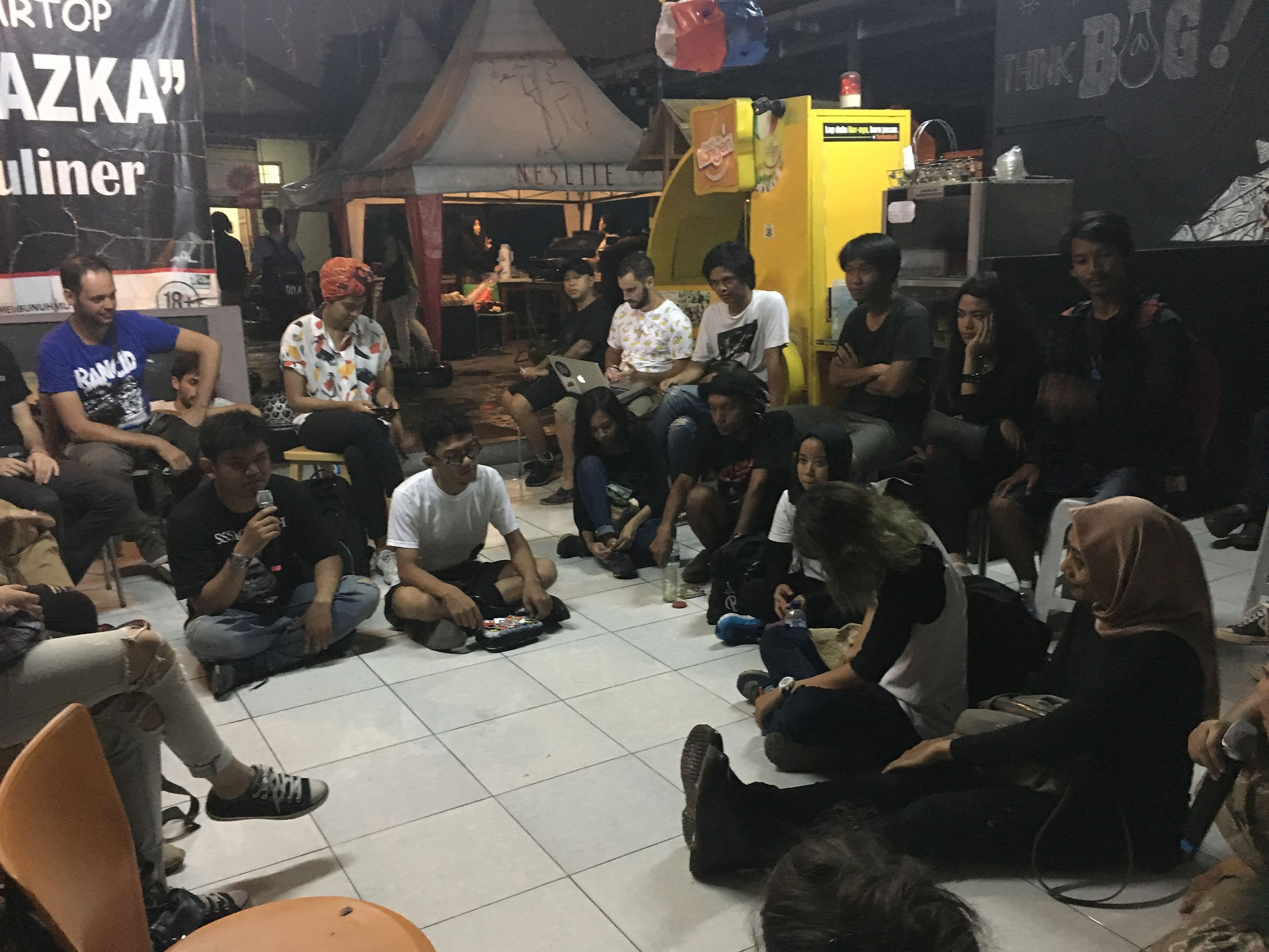 Panel discussions with artists