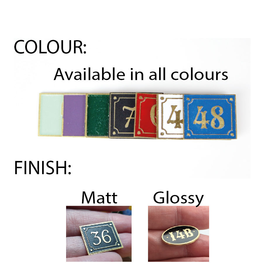 Thumbnail: Custom 1:12 Scale Miniature Brass Sign for Dollhouse Entrance