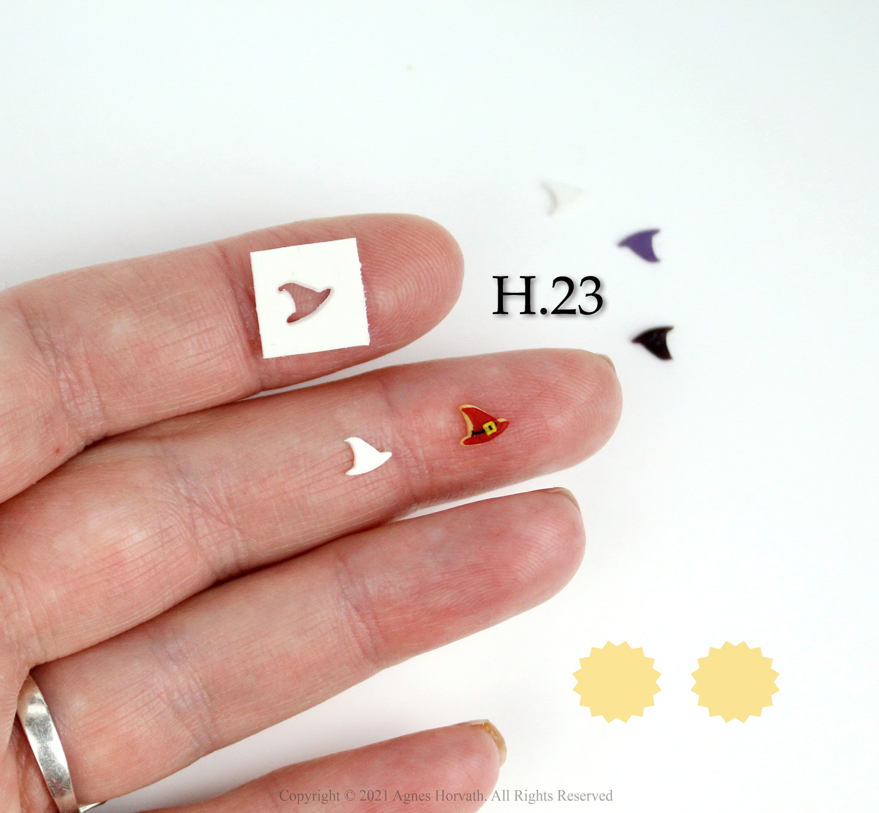 H.023 - Witch hat - 5mm - 1:12 scale