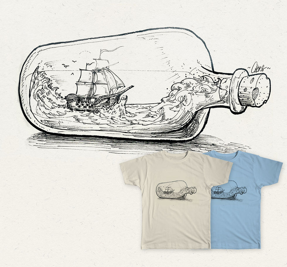 Bouteille à la mer (t-shirt)