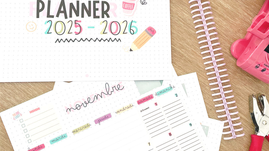 Planner mensuel 2025-2026