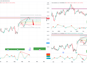 Cisco is preparing itself for a major correction after increased PUT open interest in the option chain.