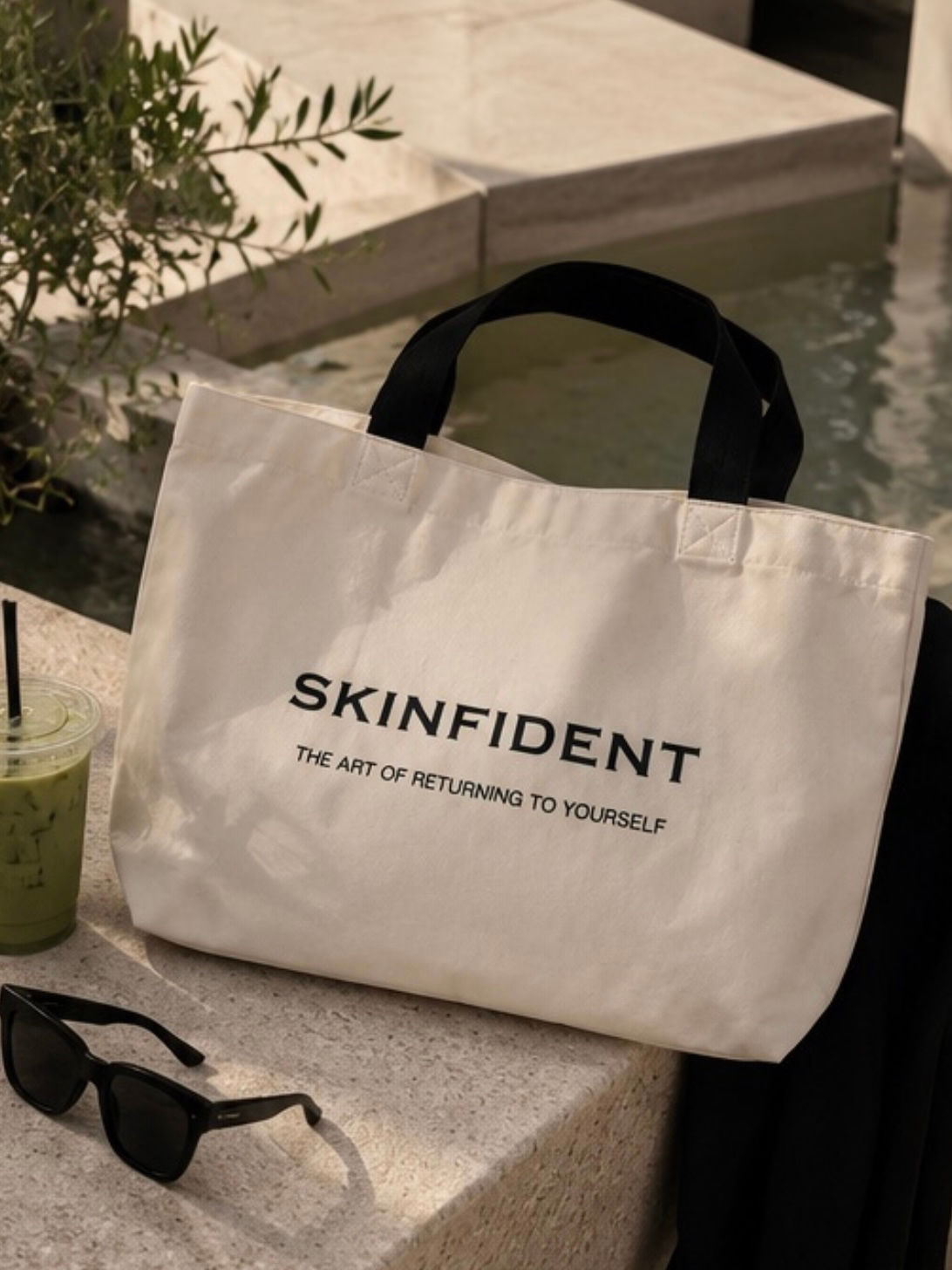SKINFIDENT Shoulder Tote