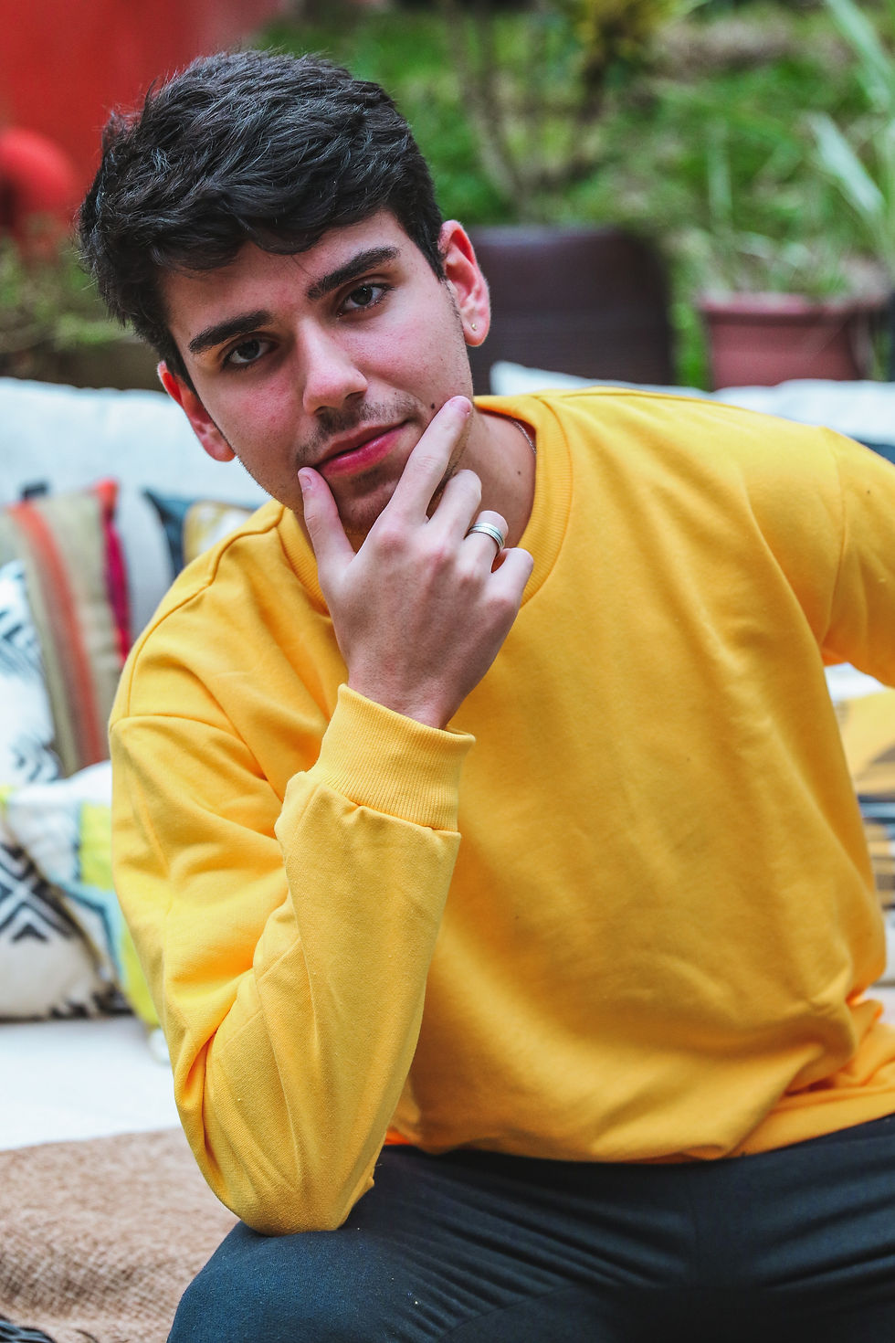 Casaco Masculino Amarelo Ouro