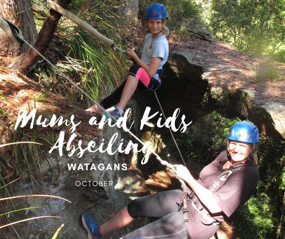 Mums and Kids Abseiling Half Day Adventure - Watagans