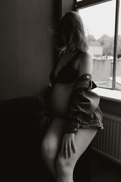 Zwangerschapsshoot studio Arnhem