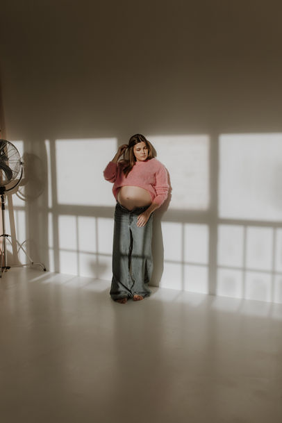 Zwangerschapsshoot studio Arnhem