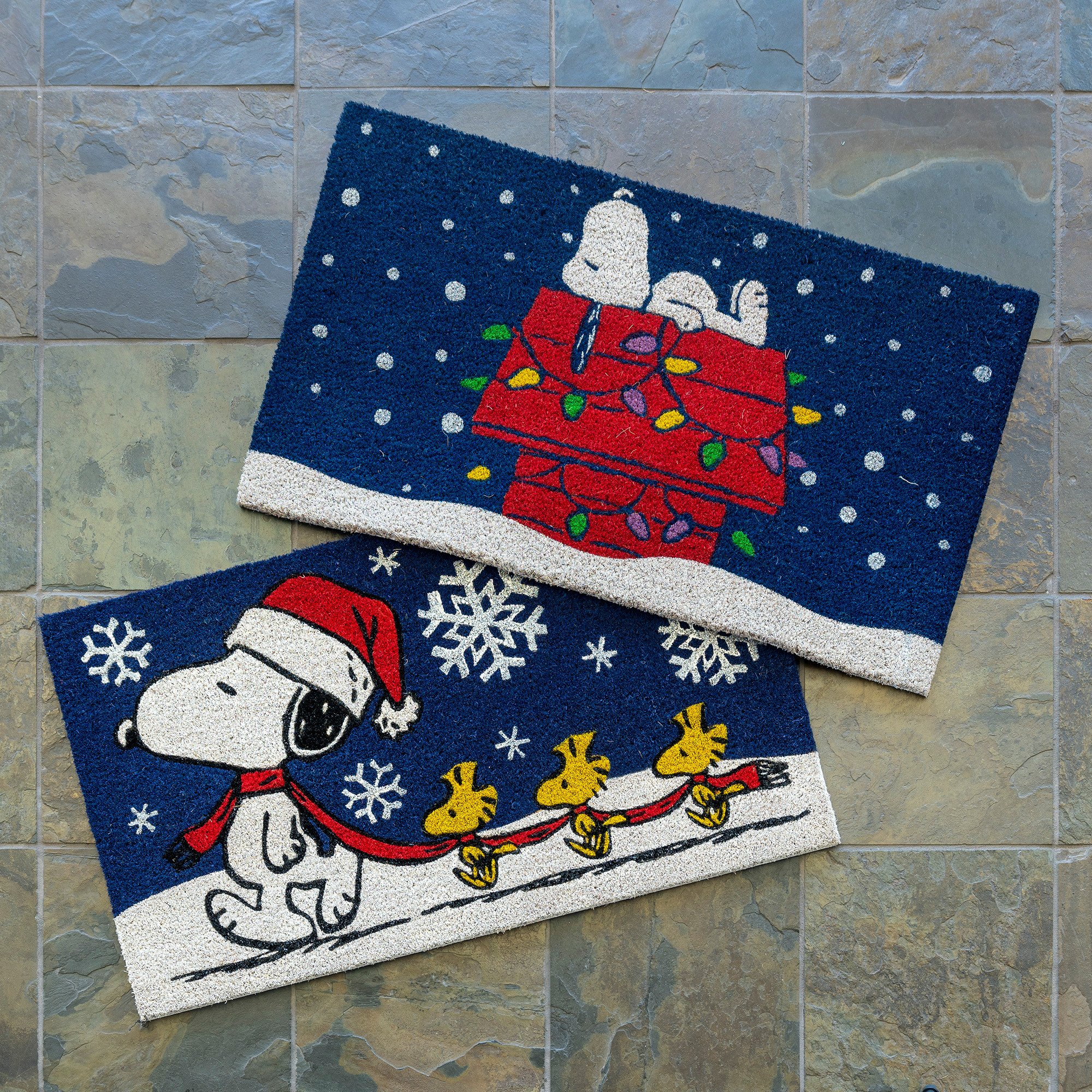Snoopy Xmas Snoopy Snowflake/ Dog House Lights | Snoopy 2 Pack