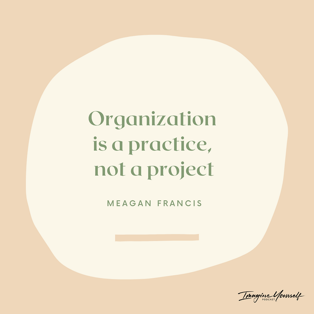 quote about getting organized