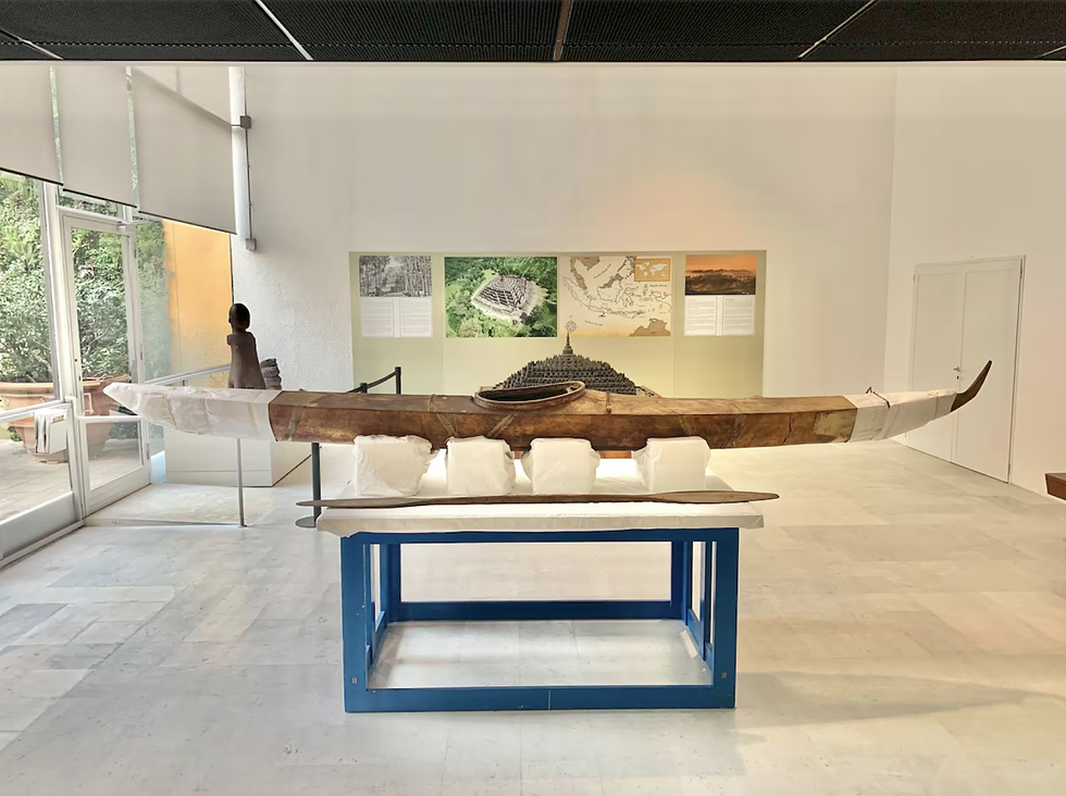 Inuit leaders want the Inuvialuit kayak, held by the Vatican Museums and seen here in March 2022, returned to the Mackenzie Delta region, where it was built a century ago.