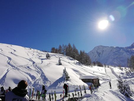 Sonne und Schnee - Kaiser Wetter!