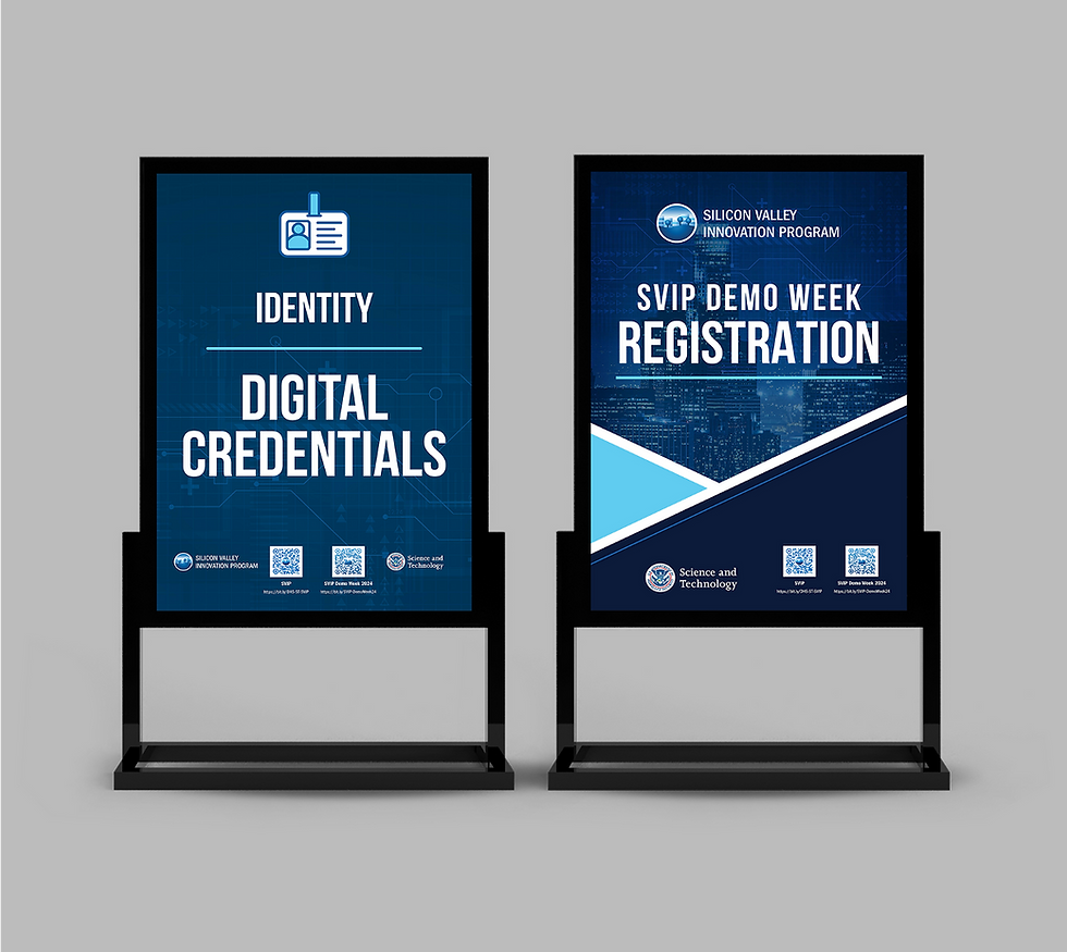 SVIP Demo Week Events Signs