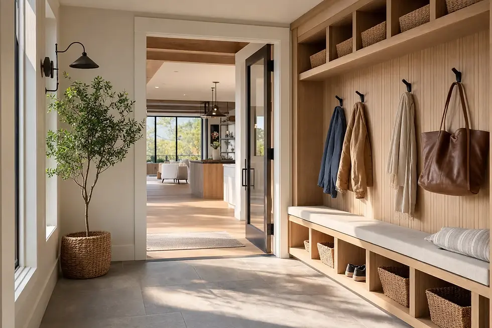 Mudroom and Entry Design in House Plans
