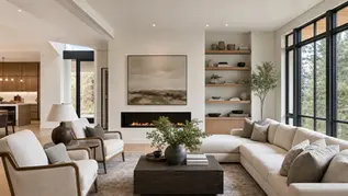 Transitional Home Style: Interior Design in House Plans