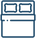 Above Bedroom Bed Outline Icon