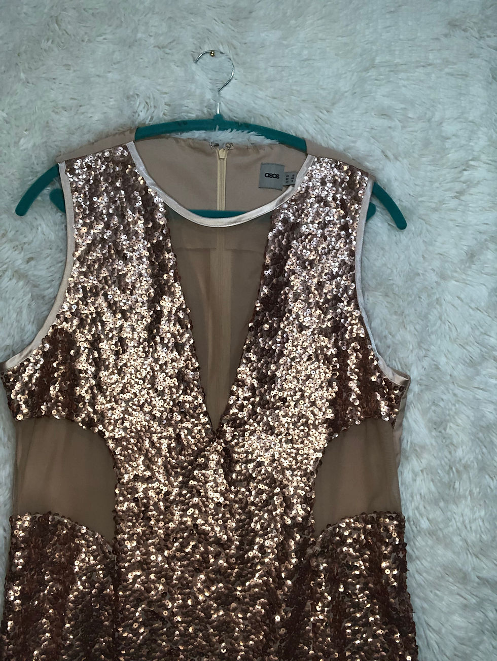 Thumbnail: Rose Gold Sequin Dress