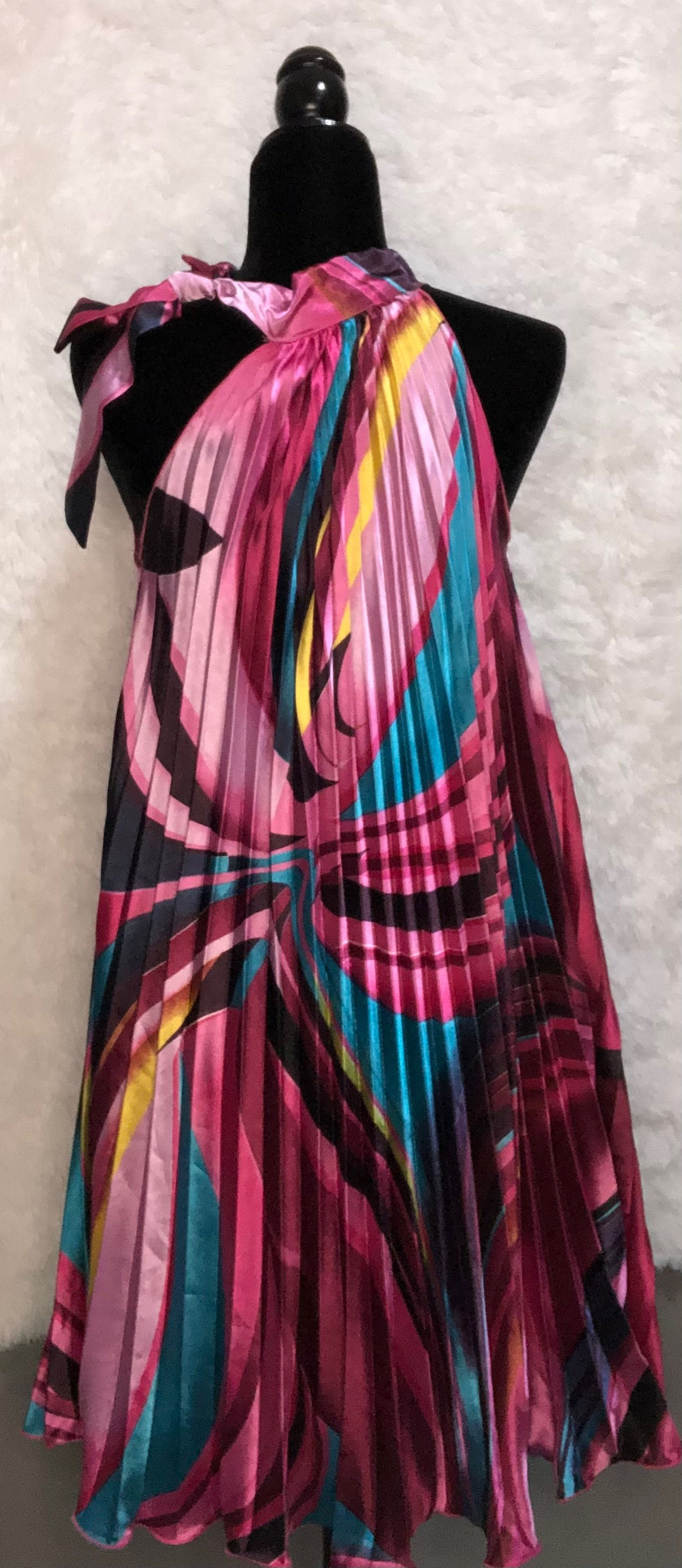Colorful Swinger Style Dress