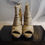 Thumbnail: Beige Peep Toe Booties
