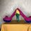 Thumbnail: Bright Color Block Platform Heels