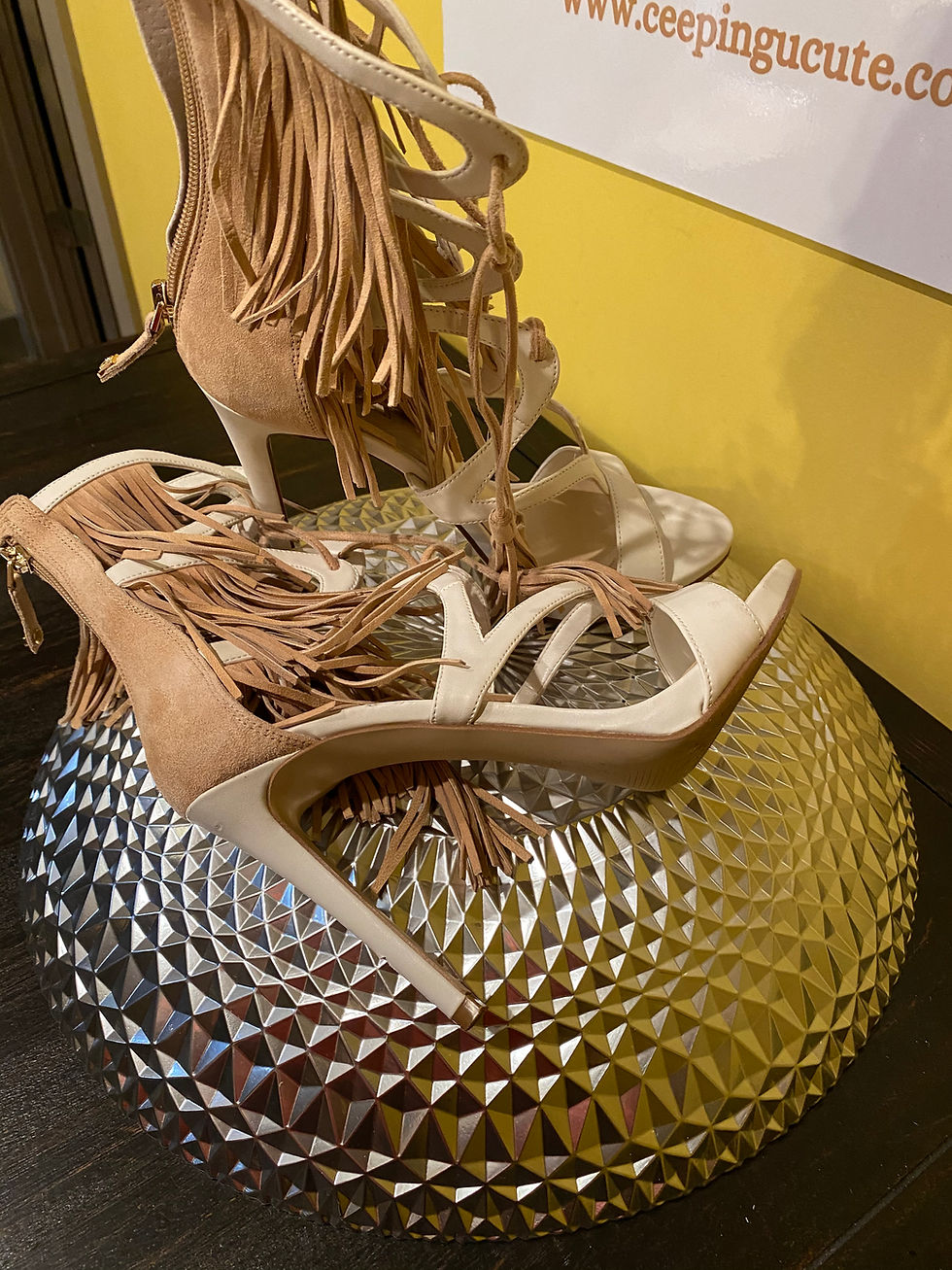 Thumbnail: Tan & White Sandals