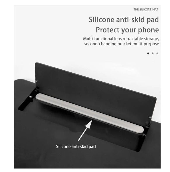 Thumbnail: 14/16/18 Inch Mobile Phone Screen Amplifier Pull-out 3d Magnifying Glass Stand