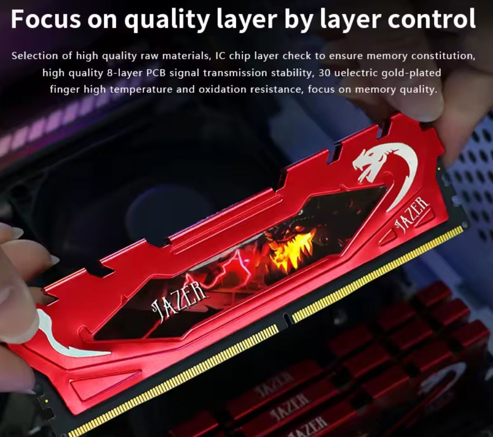 Thumbnail: JAZER DDR4 8GB 3200MHz RAM