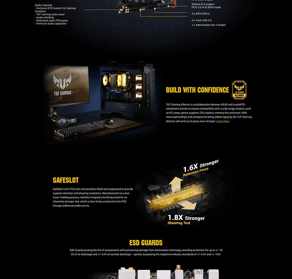 Thumbnail: ASUS TUF GAMING B550M PLUS Micro-ATX Motherboard