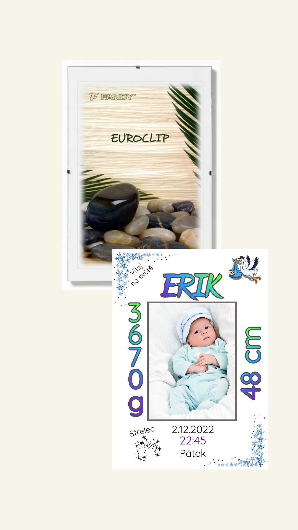 Miniatura: fotoplakát s fotorámečkem