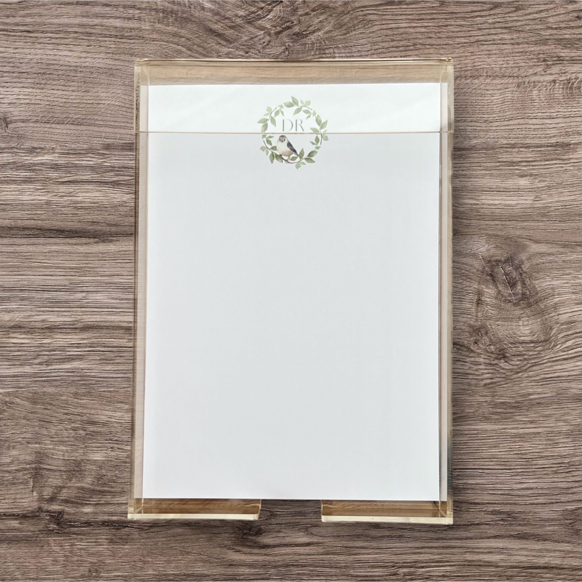 Notepad Monograma Bird