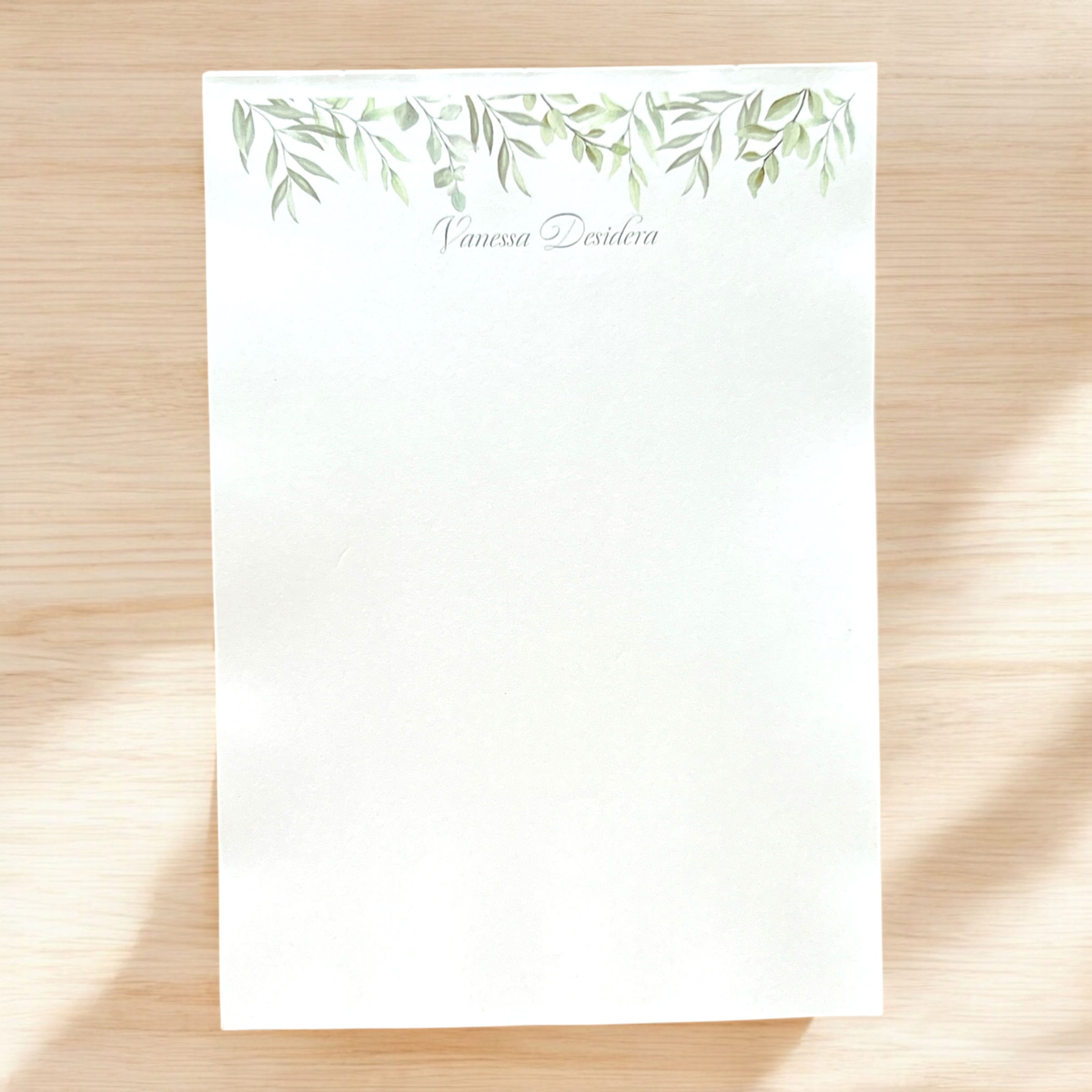 Bloco de Notas: Modelo Folhagem
Formato 210 x 150mm
60 Folhas
