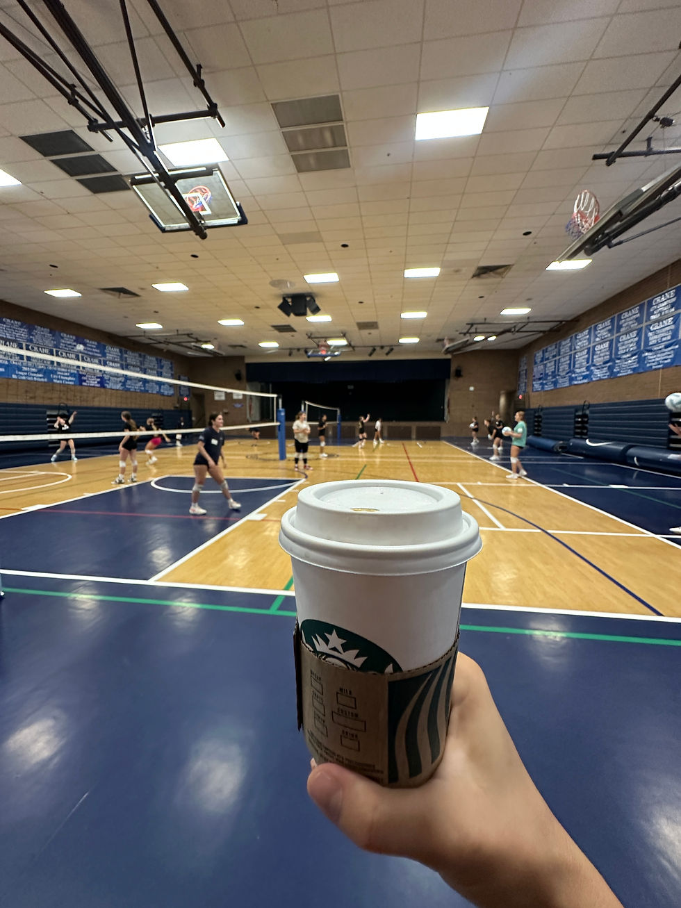 starbucks coffee volleyball court