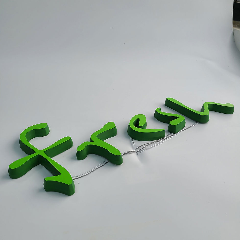 Thumbnail: Face-lit Acrylic Letters Sign_6