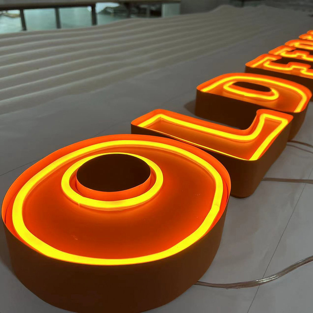 Custom Open Face Channel Letter Signs, 3D LED Letters for Wall Decor ...