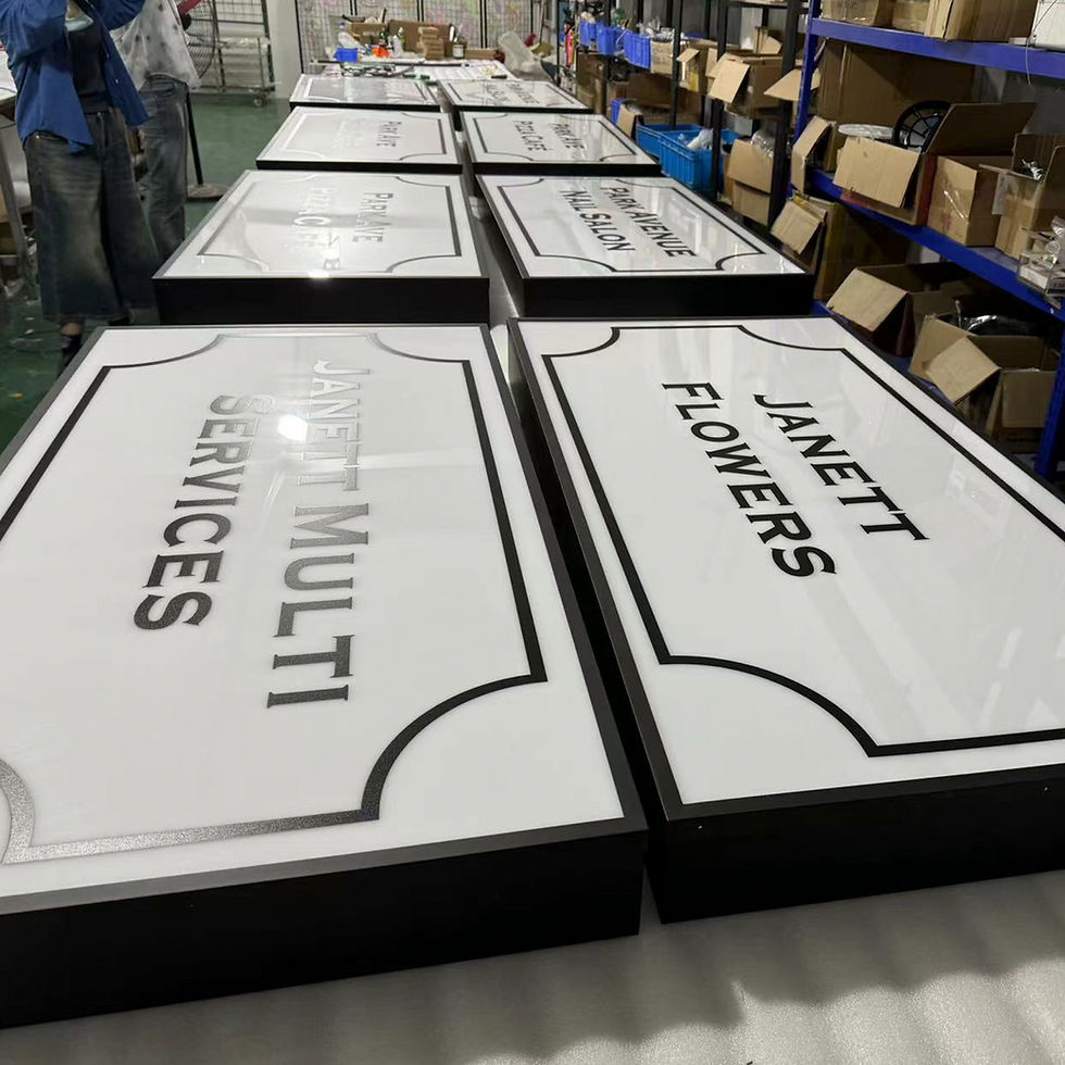 Thumbnail: Print Design Branding Logo Signs Light Box