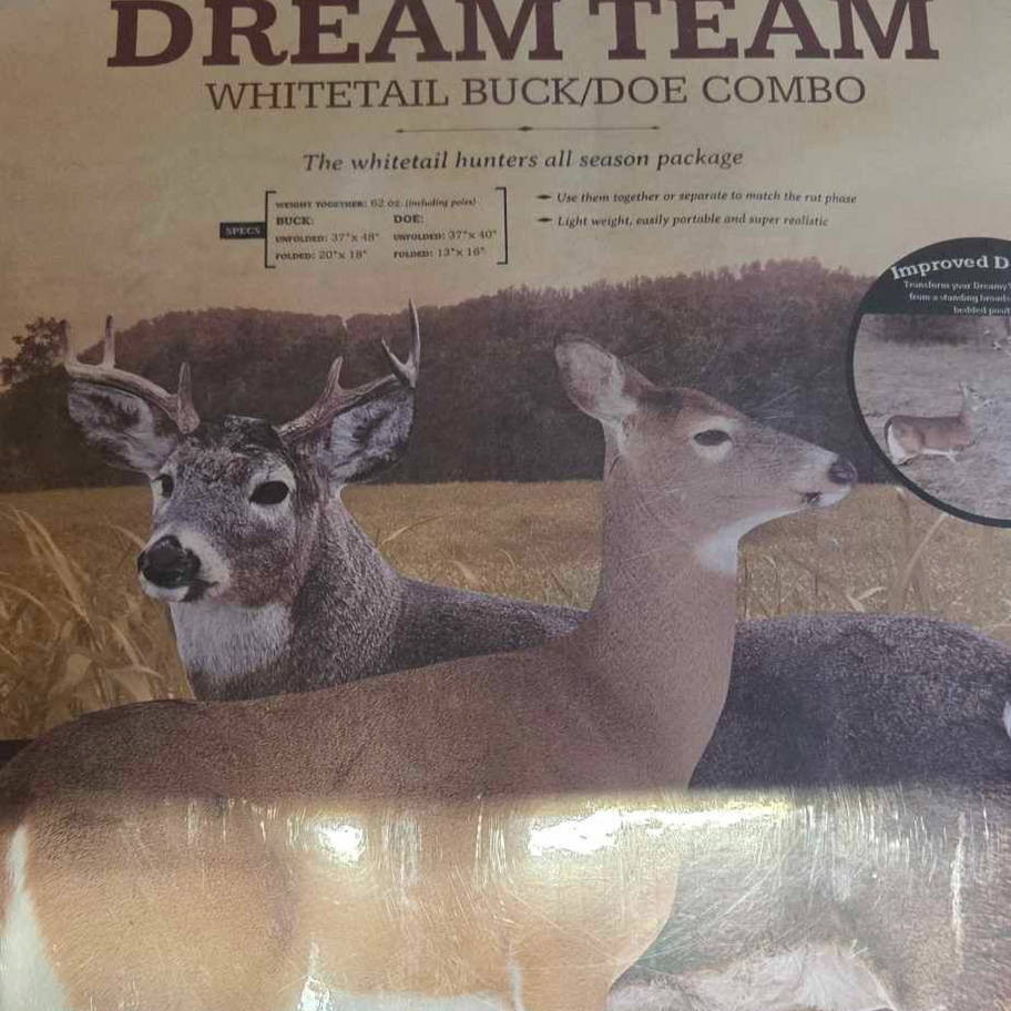 Dream Team Whitetail Buck/Doe Combo packaging