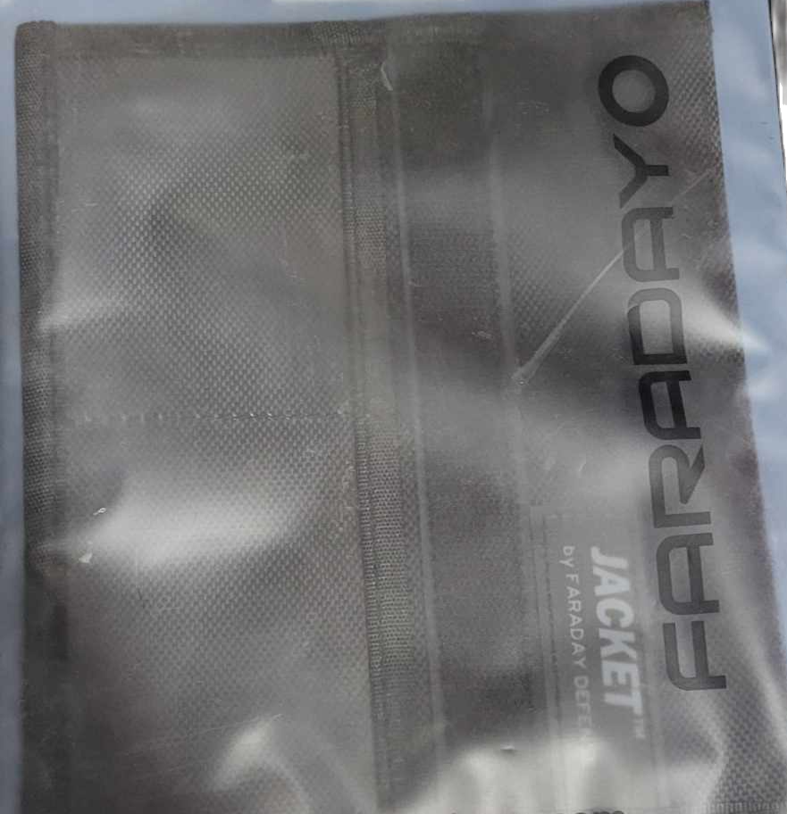 Faradayo Jacket product label