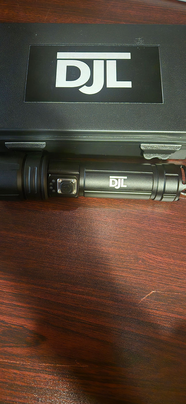 DJL logo on case and titanium stove