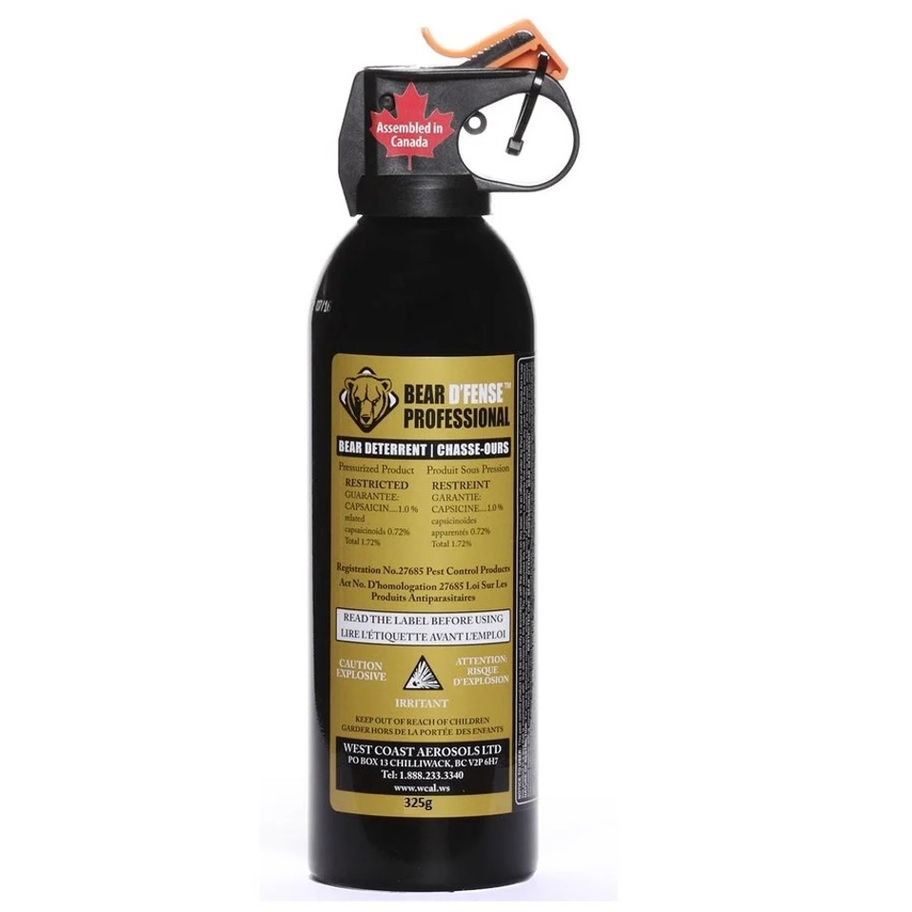 Black Sabre Red Pepper Gel canister with orange top