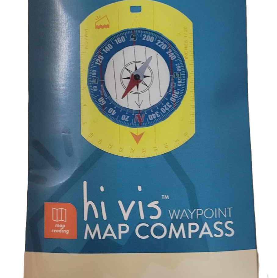 Hi Vis Waypoint Map Compass packaging