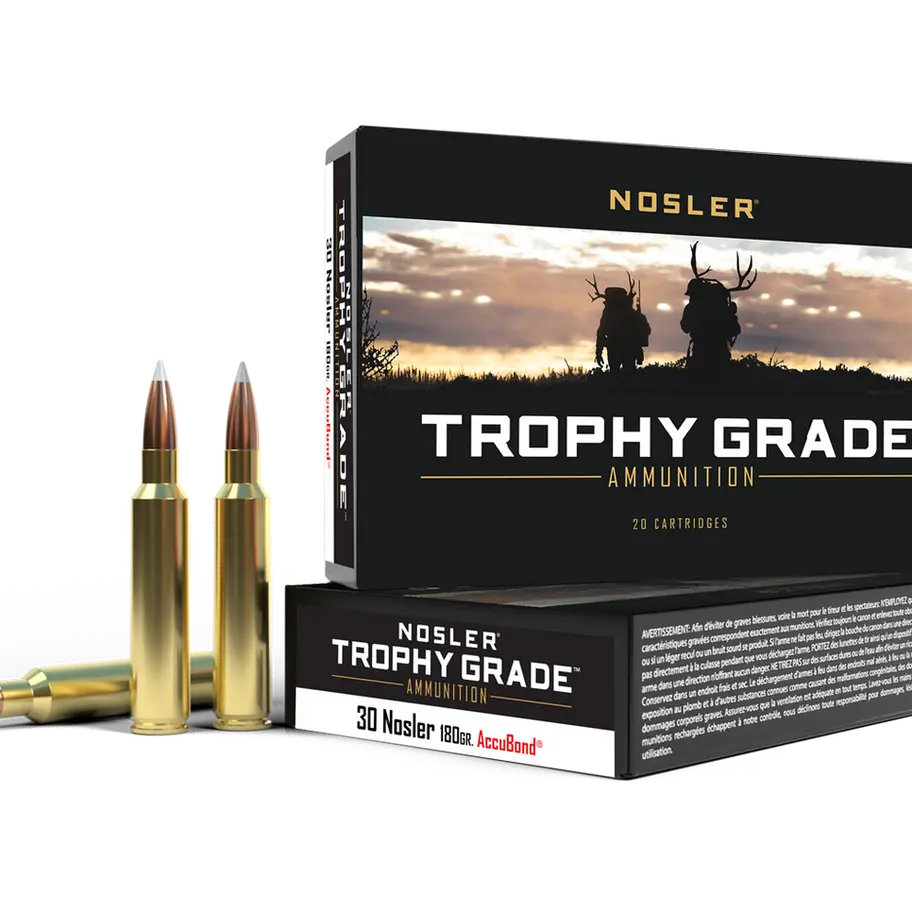 28 Nosler 160 Grain Trophy Grade Partition ammunition and bullets