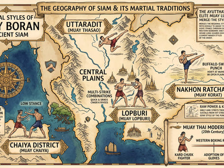 The Forgotten Map of Muay Boran, the Lethal Martial Arts That Ancient Siamese Kings Used to Defend an Empire