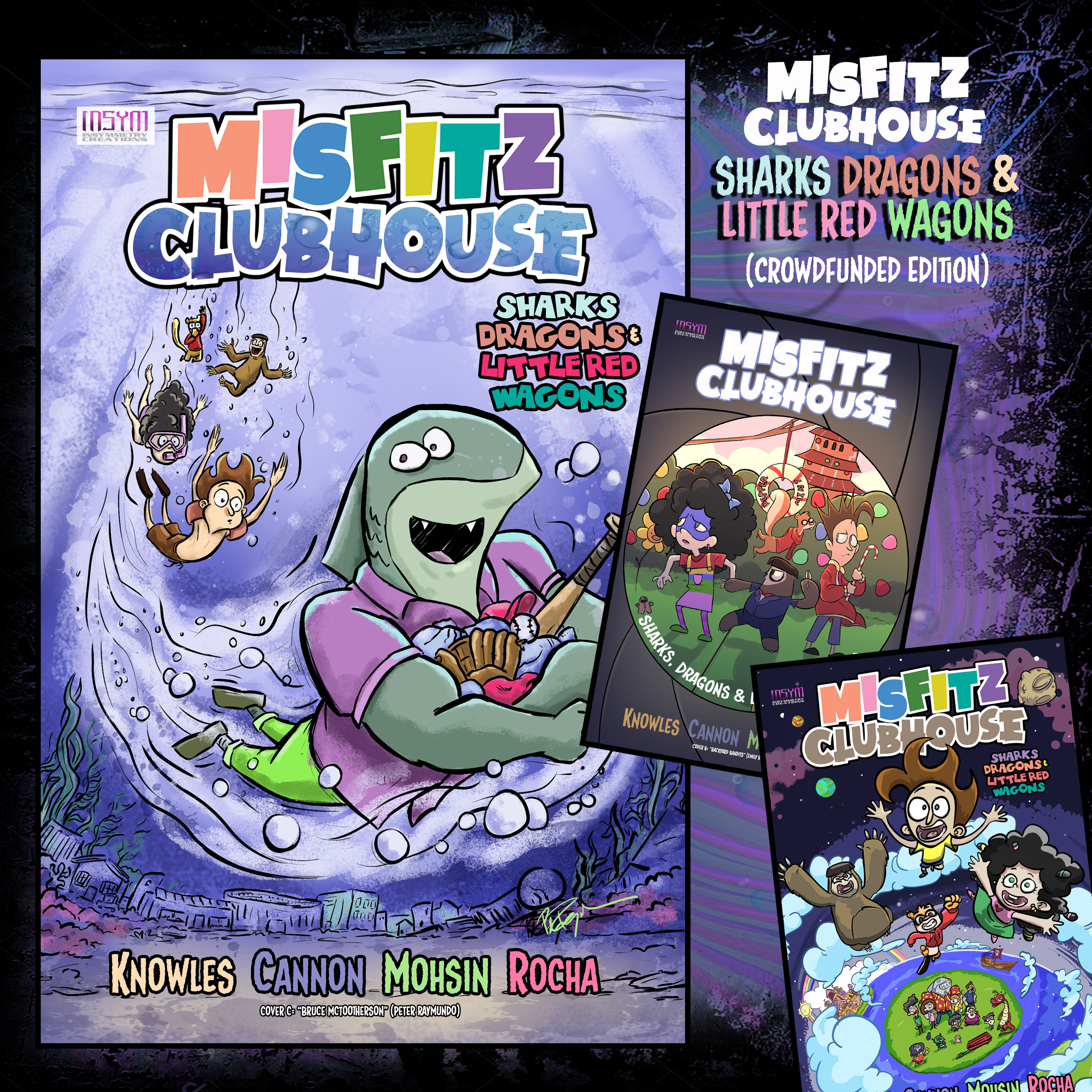 MISFITZ CLUBHOUSE: Sharks Dragons Little Red Wagons (Cvr C)