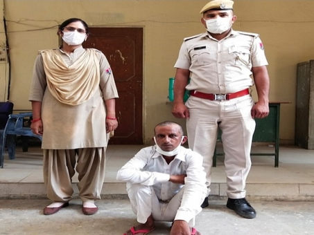 भिवाड़ी के नजदीक गौ मांस बेचने क्या आरोप में एक गिरफ्तार