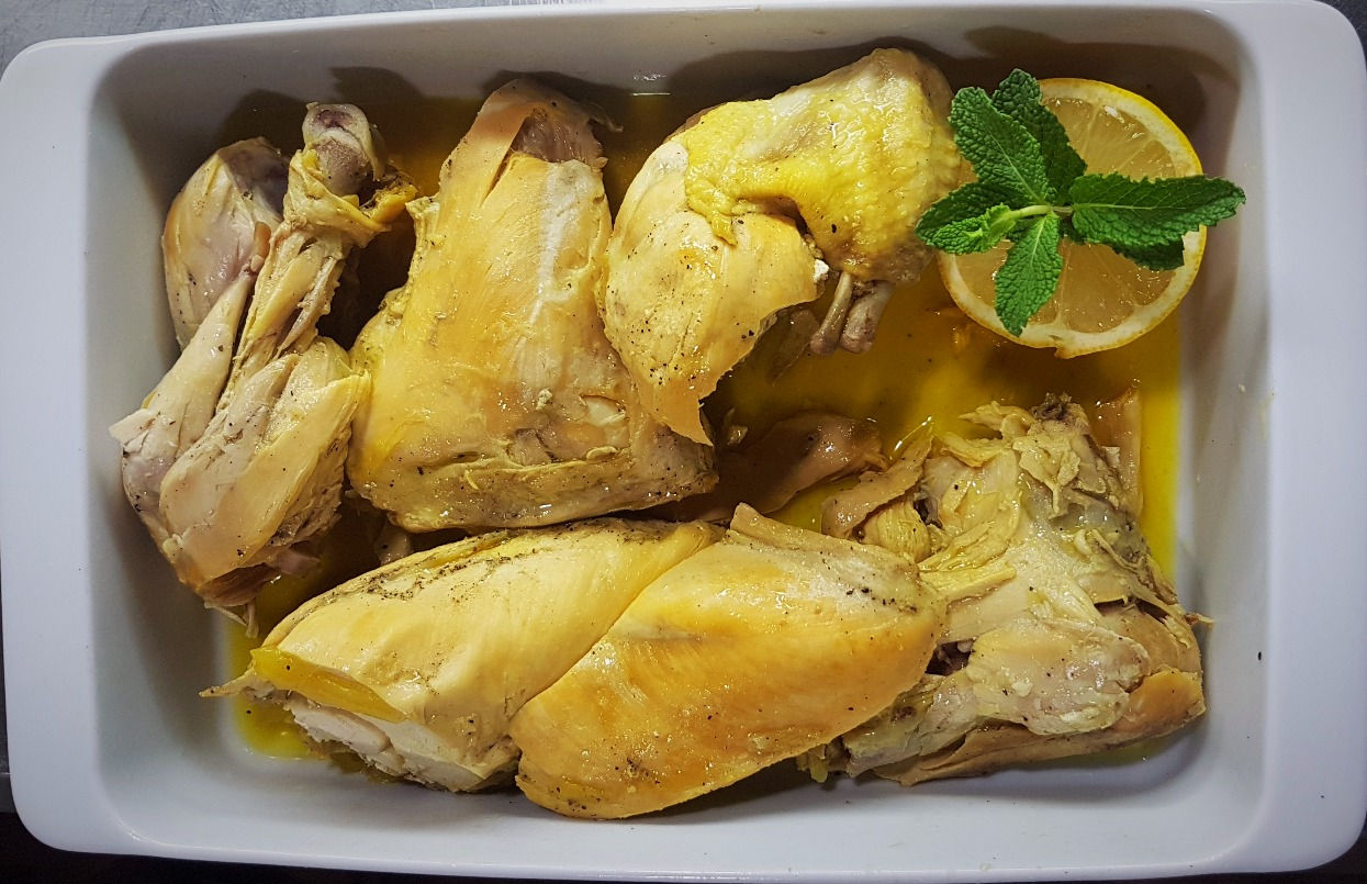 Ración de Pollo al Azafrán