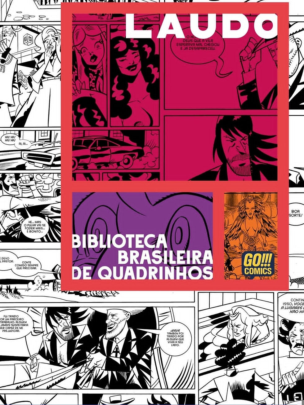 Nova Antologia de Laudo Ferreira, será publicado pela Go!!! Comics