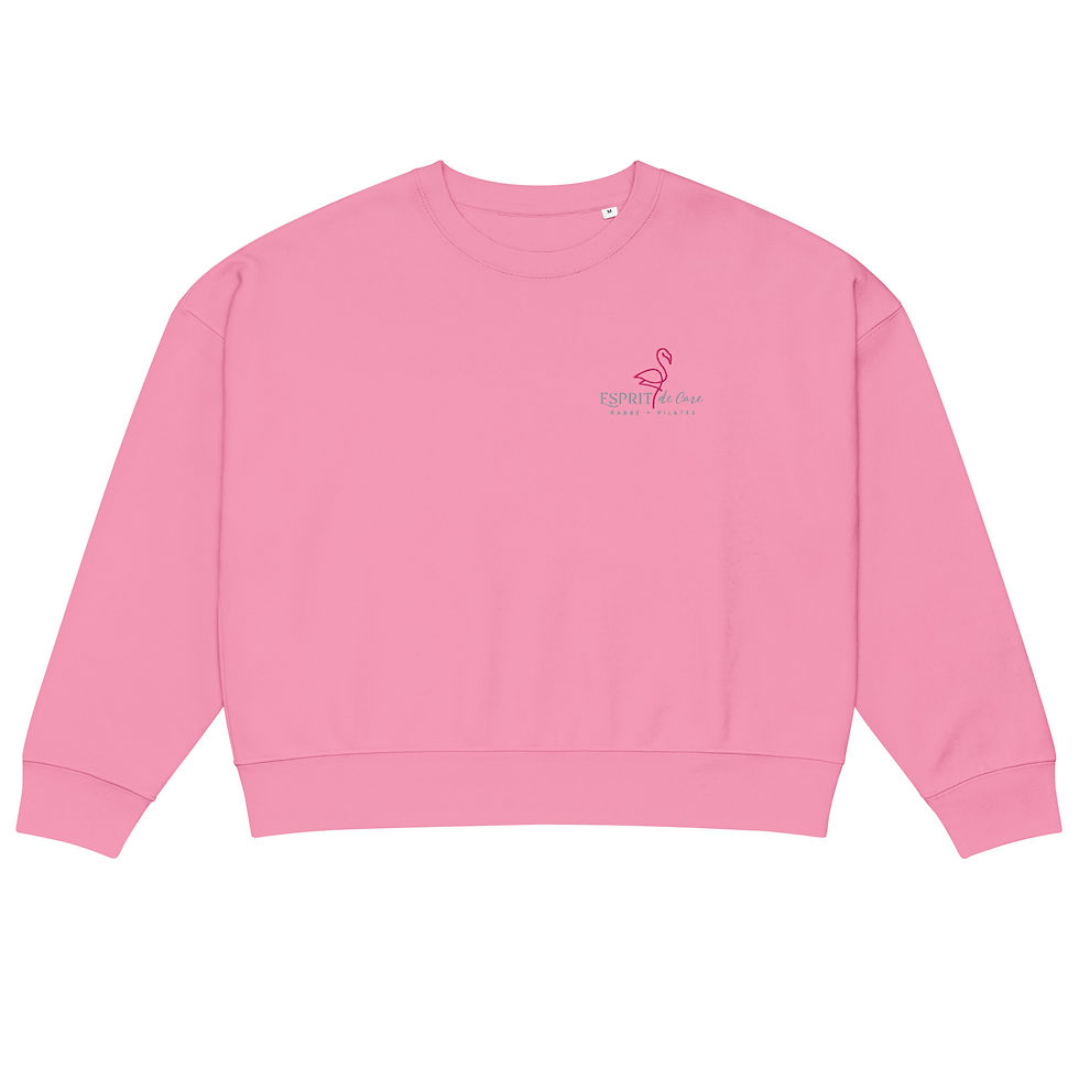 Thumbnail: Women’s organic crew neck sweatshirt embroidered